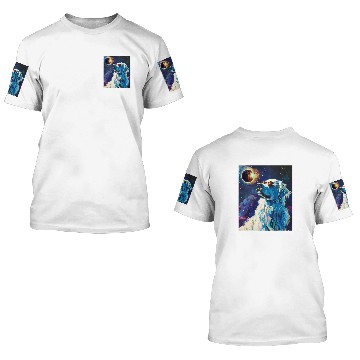 Discover Total Solar Eclipse Great Pyrenees Dog Baseball Tees 3D T Shirts