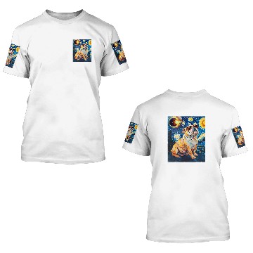 Discover Total Solar Eclipse Bulldog 3D T Shirts