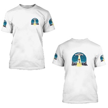Discover UFO Beagle Beam Up Zip 3D T Shirts