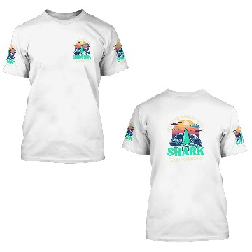 Discover Waves Shark Conservation Design Biologist Shark Lover Baseball Tees 3D T Shirts