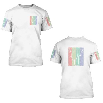 Discover NICU nurses Periodic Table Elements NICU nurses Nerdy Zip 3D T Shirts