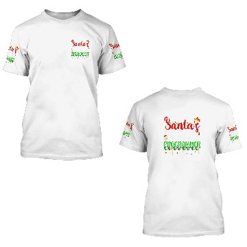 Discover Santas Favorite Programmer Funny xmass Pyjama Christmas 2 Zip 3D T Shirts