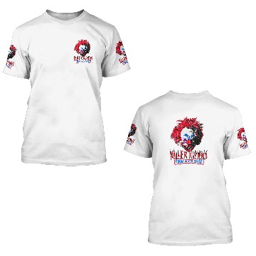Discover Killer Klowns From Outer Space Rough Clown 3D T Shirts