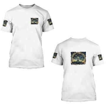 Discover Meditating Astronaut Galaxy Spaceman Astronomer Cosmos Baseball Tees 3D T Shirts