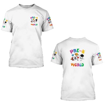 Discover PreK Student Teacher Astronaut Space Back To School 3D T Shirts