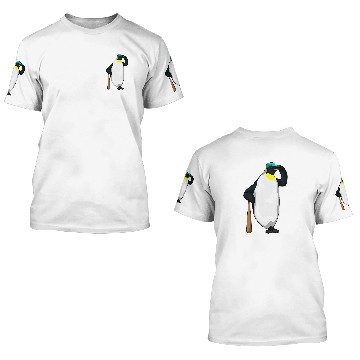 Discover Penguin Baseball Baseball bat Sports 3D T Shirts