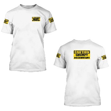 Discover Working Caution Grumpy Accountant Colleague Sarcastic Cat 3D T Shirts