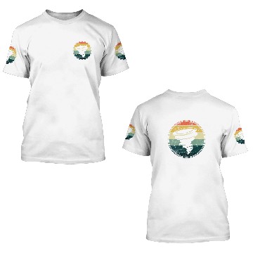 Discover Retro Storm Chasing Meteorologist Baseball Tees 3D T Shirts