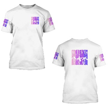 Discover Irises Periodic Table Elements Florist Irises Flowers Lover Zip 3D T Shirts