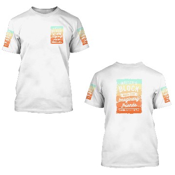 Discover Writers Block When Your Imaginary Friends Refuse To Talk Baseball Tees 3D T Shirts