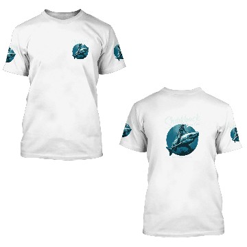 Discover Sharkback Riding Daytona Beach Funny Shark 3D T Shirts
