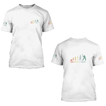 Discover vintages Cricket Evolution Team Sports 3D T Shirts