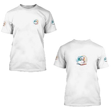 Discover Writer Owl Published Author Typewriter Novel Book Lover 3D T Shirts
