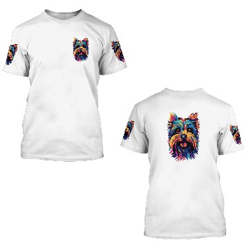 Discover Yorkshire Terrier Color Yorkie 3D T Shirts
