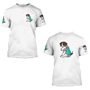 Discover I Love Grandma Tattoo German Shorthaired Pointer Dog 3D T Shirts
