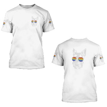 Discover Dog Scottish Terrier Pride Month scottish terrier Rainbow Flag Baseball Tees 3D T Shirts