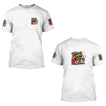 Discover Reading Bookworm Librarian Baseball Tees 3D T Shirts