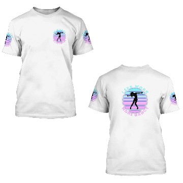 Discover Less Work More Dance 2Hip Hop Freestyle Dancer Retro Sunset 3D T Shirts