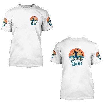 Discover Sandy Balls for a Beach Volleyball Player 3D T Shirts