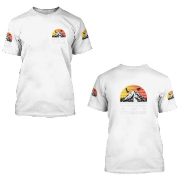 Discover No One Is Illegal On Stolen Land Native American Day 3D T Shirts
