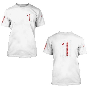 Discover Patriotic Phlebotomist American flag Phlebotomy Technician 3D T Shirts