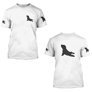 Discover Yoga Newfoundland Dog Baseball Tees 3D T Shirts