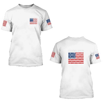 Discover Patriotic Bricklayer Job Bricks Construction Mortar Mason 3D T Shirts