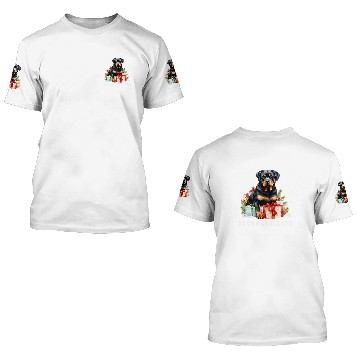 Discover ROTTWEILER BOSS 100 Protected Rottweiler Fun 7 3D T Shirts