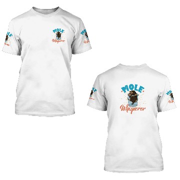Discover Mole chemistry number chemist physics scientist periodically 3D T Shirts