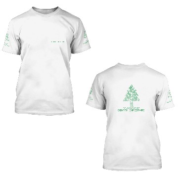 Discover Binary Christmas Humor Coding Coder Christmas Programmer 3D T Shirts