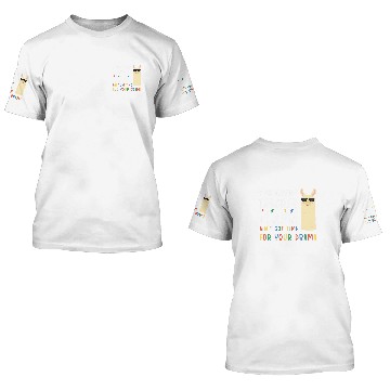 Discover 3rd Grade Teacher Llama Third Grade Teacher 3D T Shirts