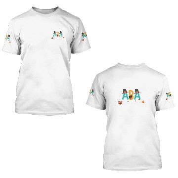 Discover Applied Behavior Analysis Therapist Fall Thanksgiving ABA 3D T Shirts