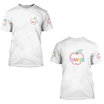 Discover Cute ESOL Teacher Appreciation 3D T Shirts