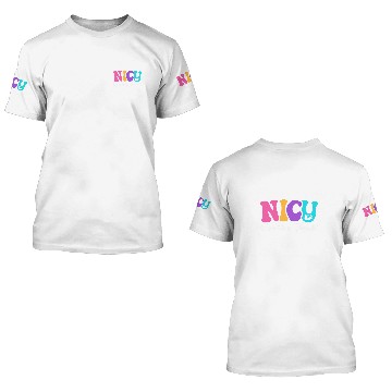Discover Cute NICU Respiratory Therapist Baseball Tees 3D T Shirts