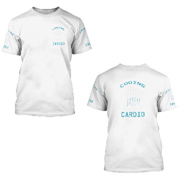 Discover Binary Coding Programmer Coding Is My Cardio Binary Code 3D T Shirts