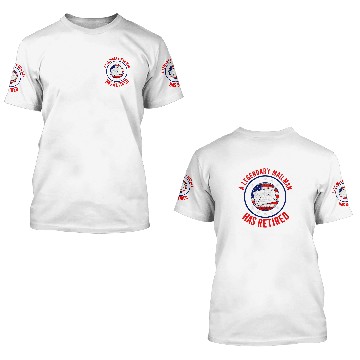 Discover A Legendary Mailman Has Retired USA Flag Postal Worker 2 3D T Shirts