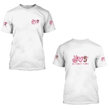 Discover Peace Love 5th Grade Squad Leopard Student Back To School 3D T Shirts