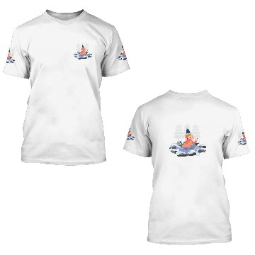 Discover Monkey Ice Bathing Winter Refreshing Bath Baseball Tees 3D T Shirts