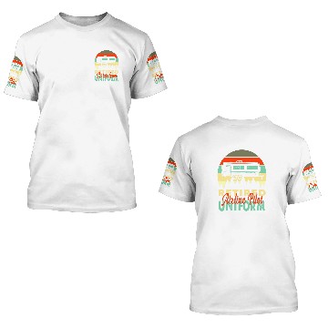 Discover Retired Airline Pilot Uniform Rv Camping Retirement 3D T Shirts