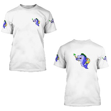 Discover Dolphin Painter Paint brush 3D T Shirts