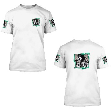 Discover Black and white singer on microphone 70s 3D T Shirts