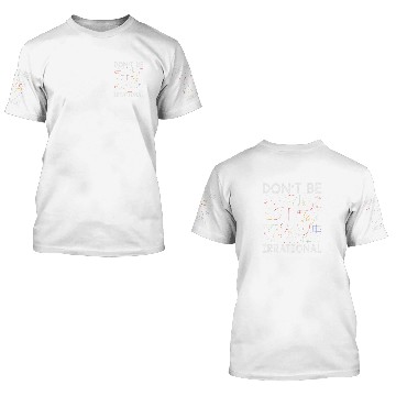 Discover Dont be Irrational Pi Day Math Test Day School Student 4 Baseball Tees 3D T Shirts