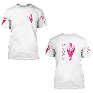 Discover Orchid Flower Graphic Florist 3D T Shirts