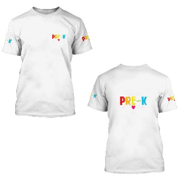 Discover Funny Team PreK Teacher Student Hello First Day 3D T Shirts