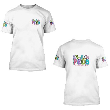Discover PEDS Respiratory Therapist Pediatric Dinosaur nurses Baseball Tees 3D T Shirts
