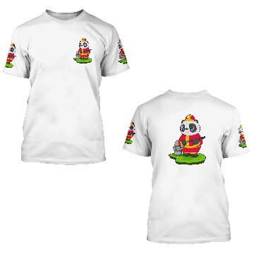 Discover Panda Firefighter Fires hose Fires department 3D T Shirts
