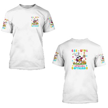 Discover Eggstra Special Optician  Bunny Easter Eggs Hunt Baseball Tees 3D T Shirts