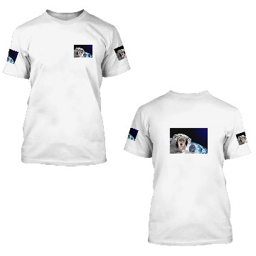 Discover Dog in Space Great Pyrenees 2 3D T Shirts