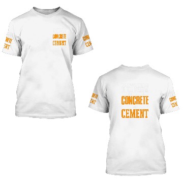 Discover Construction concrete finisher 10 3D T Shirts