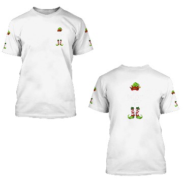 Discover pilot elf matching family group christmas party pajama 1 3D T Shirts